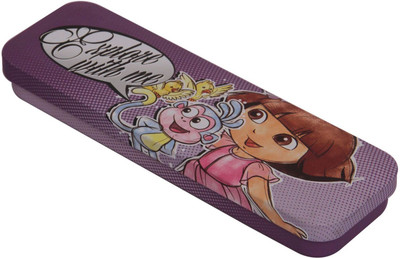 

Nickelodeon DORA DORA Art MATEL Pencil Box(Set of 1, Multicolor)