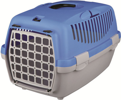 

Trixie Capri Pet Carrier, Pastel Blue (19x13x12-inch) Pastel Blue Basket Pet Carrier(Suitable For Dog)