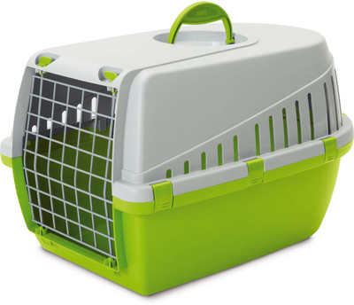 

Savic Trotter 2 Pet Carrier Lemon Green Lemon green Basket Pet Carrier(Suitable For Cat)