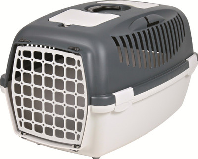 

Trixie Capri Dark Grey Basket Pet Carrier(Suitable For Cat)