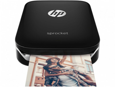 HP Sprocket Z3Z92A Photo Printer(Black)