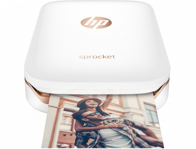 

HP Sprocket Z3Z91A Photo Printer(White)