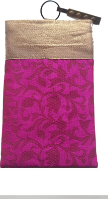 

Mahadev Exports Mobile pouch with zip behind Mobile Pouch(Pink)