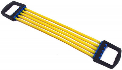 

WDSPL Adjustable 5 Rubber Chest Developer Multifunction Tubes ulder Fitness for Gym/Yoga Resistance Tube(Multicolor)