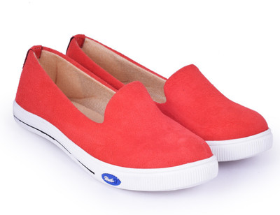 

TRENDY LOOK Suede Casuals For Women(Red