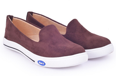 

TRENDY LOOK Suede Casuals For Women(Brown