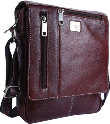 

Rome Hunters Men & Women Casual, Formal Brown Leatherette Sling Bag