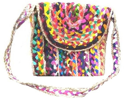

Detec Devices Women Casual Multicolor Jute Shoulder Bag