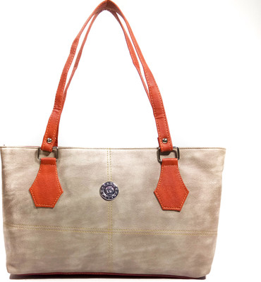 

OLEBEST Girls Casual Beige PU Shoulder Bag