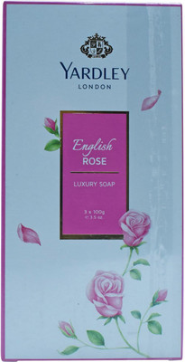 

Yardley London English Rose Luxury Soap - 300g (3.5oz) (3x100g)(300 g, Pack of 3)