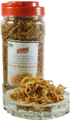 

Desire Foods Fresh Fried onion Birista-Packed in jar (Premium Grade Brisita,Ready to use)(200 g)