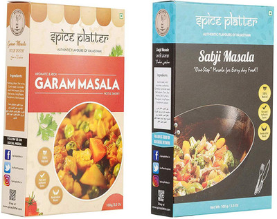 

Spice Platter Sabji Masla & Garam Masala(2 x 100 g)
