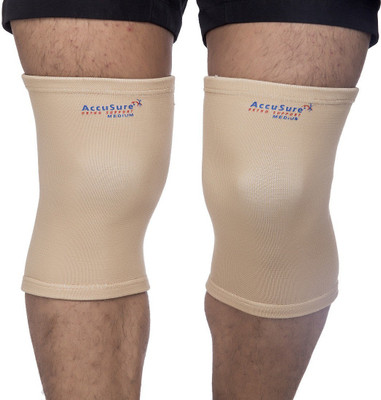 

AccuSure Ortho Elastic Knee Cap K-4 Knee Support (, Cream, Multicolor