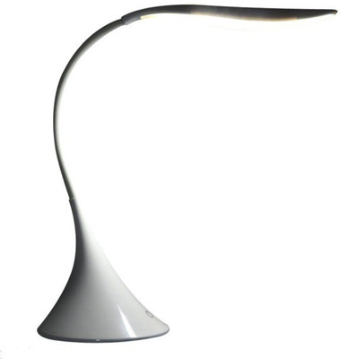 

Jazam Battery & Usb Powered Flexi Touch Sensor Swan Table Lamp(23.2 cm, White)