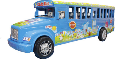 

TOYZTREND SCHHOOL BUS RED FOR KIDS FRICTION POWERED BIG BUS(Blue)