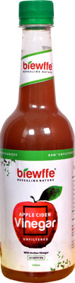 

BREWFFE Organic Apple Cider Vinegar with mother vinegar Vinegar(500 ml)