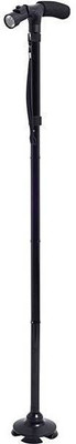 

YS Traders Dependable Folding Cane with Built-In Lights Walking Stick