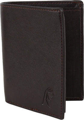 

R Men Formal Brown Artificial Leather Wallet(5 Card Slots)