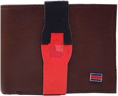 

Wildmount Men Brown Genuine Leather Wallet(2 Card Slots)