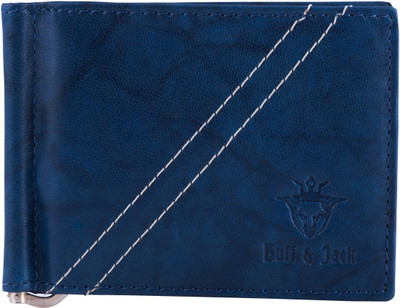 

Buff & Jack Men Blue Genuine Leather Wallet(8 Card Slots)