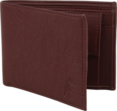 

R Men Casual Brown Artificial Leather Wallet(3 Card Slots)