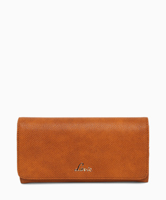 

Lavie Women Brown Artificial Leather Wallet(12 Card Slots), Tan