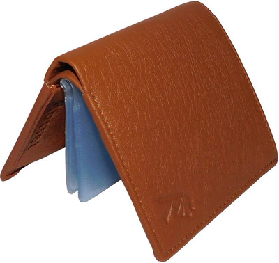 

R Men Tan Artificial Leather Wallet(9 Card Slots)
