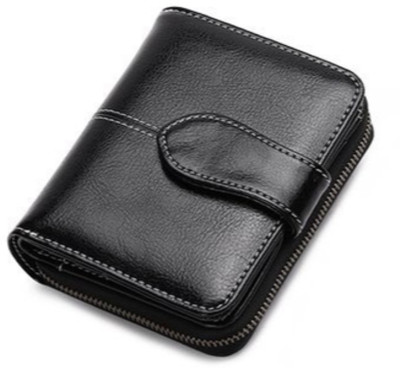 

Satyam Kraft Women Casual Black Artificial Leather Wallet(7 Card Slots)