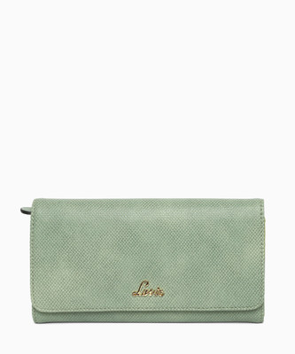 Lavie Women Green Artificial Leather Wallet(12 Card Slots)
