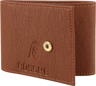 

R Men Tan Artificial Leather Card Holder(8 Card Slots)