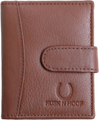 

Husk N Hoof Men Casual Brown Genuine Leather Card Holder(20 Card Slots)