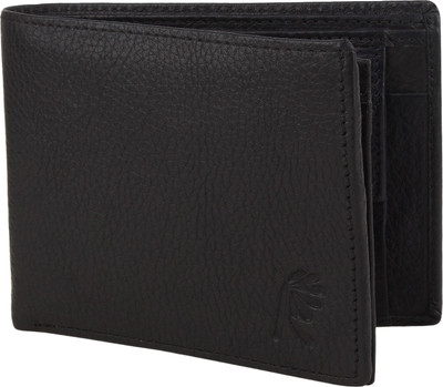 

Rosset Men Casual Black Genuine Leather Wallet(6 Card Slots)