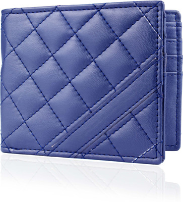 

Bizarre Kraftz Men Blue Artificial Leather Wallet(6 Card Slots)