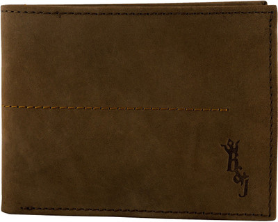 

Buff & Jack Men Brown Genuine Leather Wallet(8 Card Slots)
