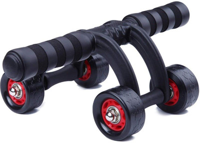 

SYGA Ab Wheel Fitness Equipment - 3/4 Wheels Innovative Ergonomic Abdominal Roller Ab Exerciser(Black)