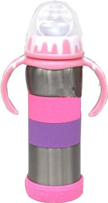 

Guru Kripa Baby Products hermal Insulation Baby Feeding Bottle in Stainless Steel (Blue, 240ml) - 240 ml(Pink)