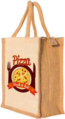 

Nisol® Fresh & Hot Pizza Waterproof Lunch Bag(Beige, 12 inch)