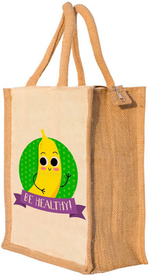 

Nisol® Banana Be Healthy Waterproof Lunch Bag(Beige, 12 inch)
