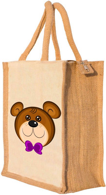 

Nisol® Cute Bear Face Waterproof Lunch Bag(Beige, 12 inch)
