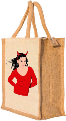 

Nisol® Devil Girl Waterproof Lunch Bag(Beige, 12 inch)