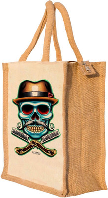 

Nisol® Vintage Skull Waterproof Lunch Bag(Beige, 12 inch)