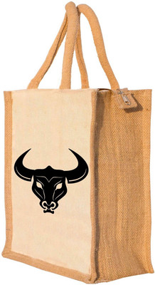 

Nisol® Horrible Bull Waterproof Lunch Bag(Beige, 12 inch)