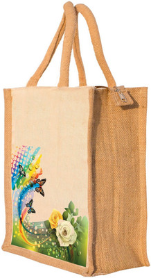 

Nisol® Floral Patterned Waterproof Lunch Bag(Beige, 12 inch)