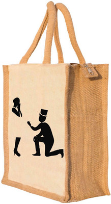 

Nisol® Proposing Moment Waterproof Lunch Bag(Beige, 12 inch)