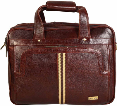 

Scharf Jake MattiaMake Ends Meet 15.6 LaptopMacbook Shoulder Messenger Bag(Brown, 17 inch)