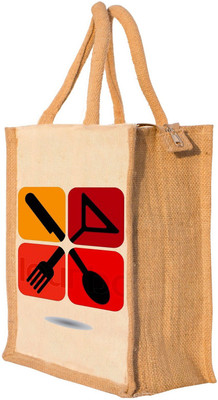 

Nisol® Spoons Waterproof Lunch Bag(Beige, 12 inch)
