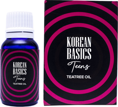 

Korean Basics Teens Tea Tree Essential Oil, 15 ml, Pure, Natural, and Undiluted For Skin, Hair, Dandruff, Face, and Acne(30 ml)