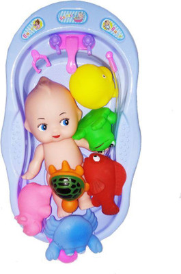 My Online Retail Non-Toxic Soft Bath Toys Set Bath Toy(Multicolor)