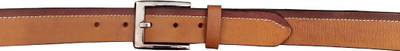 

Tamanna Men Formal Brown Genuine Leather Belt, Brown;tan