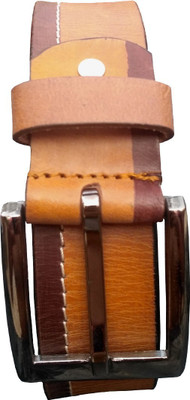 

Tamanna Men Party, Formal Brown, Tan Genuine Leather Belt